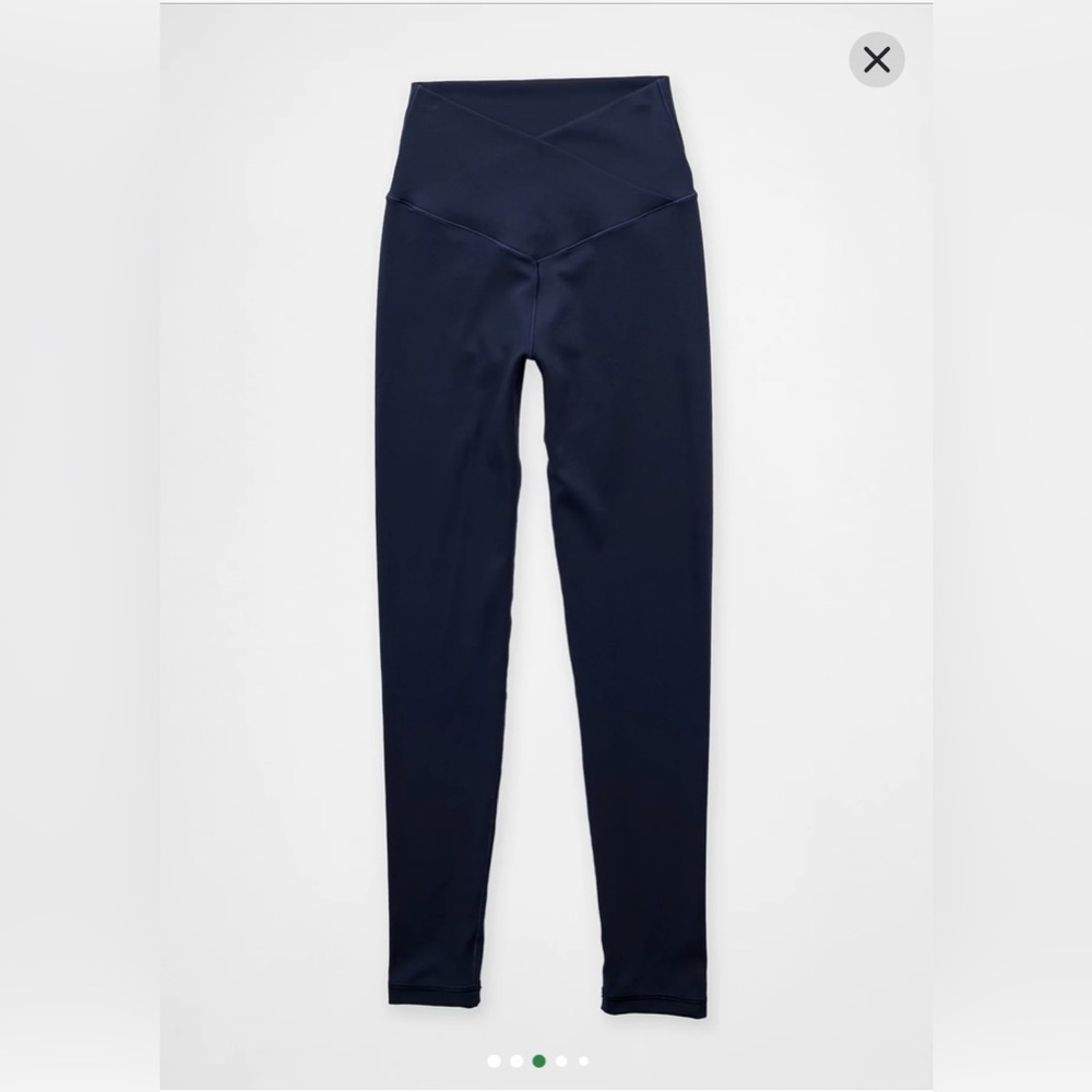 Aerie Navy Blue High-Waisted Leggings